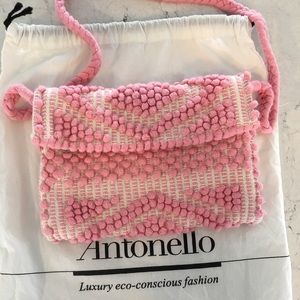 Pink and ivory Antonello handbag